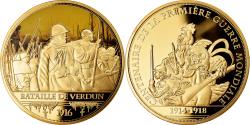 World Coins - France, Medal, Centenaire Première Guerre Mondiale, Bataille de Verdun