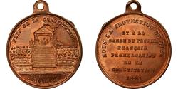 World Coins - France, Medal, Révolution, Fête de la Constitution, Strasbourg, 1848,