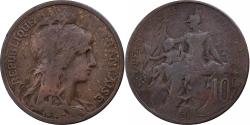 World Coins - France, 10 Centimes, Dupuis, 1898, Paris, Bronze, , Gadoury:277, KM:843