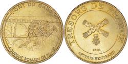 World Coins - France, Token, Pont du Gard, Aqueduc romain de Nimes, 2013, Arthus Bertrand