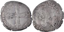 World Coins - Coin, France, 1/8e Ecu, 1581, Nantes, , Silver, Ciani:1440