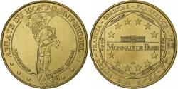World Coins - France, Token, 50/ Abbaye du Mont-Saint-Michel, 2008, Copper-nickel Aluminium