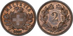 World Coins - Coin, Switzerland, 2 Rappen, 1907, Bern, , Bronze, KM:4.2