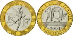 World Coins - Coin, France, Génie, 10 Francs, 2001, Paris, , Aluminum-Bronze