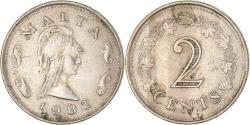 World Coins - Coin, Malta, 2 Cents, 1982