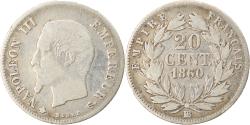 World Coins - Coin, France, Napoleon III, Napoléon III, 20 Centimes, 1860, Strasbourg