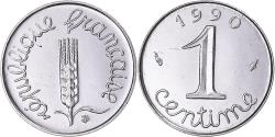 World Coins - Coin, France, Épi, Centime, 1990, série FDC, , Stainless Steel