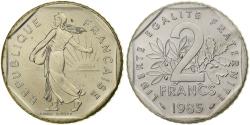 World Coins - Coin, France, Semeuse, 2 Francs, 1985, Paris, BU, , Nickel, KM:942.1