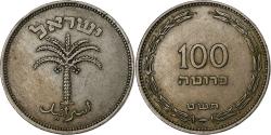World Coins - Israel, 100 Pruta, 5709 (1949), Copper-nickel,