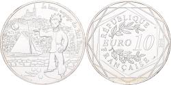 World Coins - France, 10 Euro, Le Petit Prince joue à la pétanque, 2016, , Silver