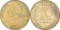 World Coins - Coin, France, Marianne, 10 Centimes, 1975, Paris, FDC,
