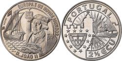 World Coins - Portugal, 2-1/2 ECU, D. Joao II, 1992, Copper-nickel,
