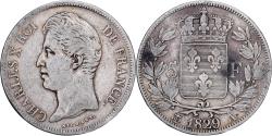 World Coins - France, 5 Francs, Charles X, 1829, Paris, Silver, , KM:728.1