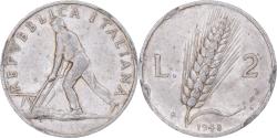 World Coins - Coin, Italy, 2 Lire, 1948, Rome, , Aluminum, KM:88