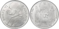 World Coins - Vatican, Paul VI, 10 Lire, 1968 (Anno VI), Rome, Aluminum, , KM:103