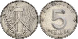 World Coins - Coin, GERMAN-DEMOCRATIC REPUBLIC, 5 Pfennig, 1952