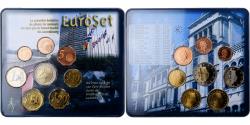 World Coins - Luxembourg, Henri, 1 Cent to 2 Euro, BU, 2002, Utrecht,