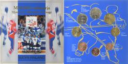 World Coins - Finland, Set 1 cts. - 2 Euro, IIHF Hockey World Championship, 2003, FDC