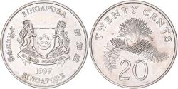 World Coins - Coin, Singapore, 20 Cents, 1997