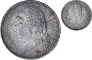 World Coins - Coin, France, Louis XVIII, Franc, 1817, Bordeaux, , Silver, KM:709.6