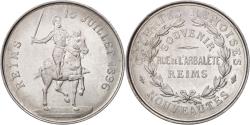 World Coins - France, Medal, Galeries Rémoises, Statue de Jeanne d'Arc, Business & industry