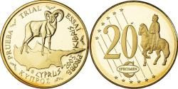 World Coins - Cyprus, 20 Euro Cent, 2003, unofficial private coin, , Brass