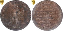 World Coins - Coin, France, Monneron à la Liberté, 2 Sols, 1791, Birmingham, PCGS, MS62BN