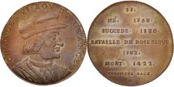 World Coins - France, Medal, Charles VI, History, XIXth Century, , Copper