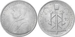 World Coins - VATICAN CITY, Paul VI, 10 Lire, 1967, Aluminum, , KM:95