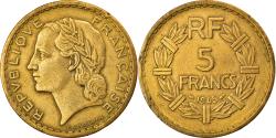World Coins - Coin, France, Lavrillier, 5 Francs, 1945, Paris, , Aluminum-Bronze