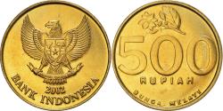 World Coins - Coin, Indonesia, 500 Rupiah, 2002, , Aluminum-Bronze, KM:59