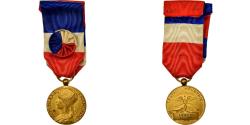 World Coins - France, Travail-Industrie, Medal, Excellent Quality, Gilt Bronze, 27
