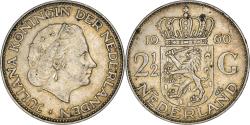 World Coins - Coin, Netherlands, Juliana, 2-1/2 Gulden, 1960, , Silver, KM:185