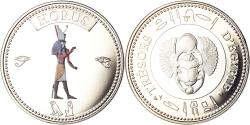 World Coins - Egypt, Medal, Trésors d'Egypte, Horus, History, , Copper-nickel