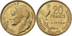 World Coins - France, 20 Francs, Guiraud, 1952, Paris, Aluminum-Bronze, , KM:917.1