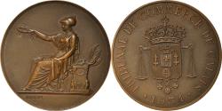 World Coins - France, Medal, Tribunal de Commerce de Calais, Justice, 1954, Brenet,