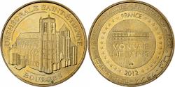 World Coins - France, Token, 18/ Cathédrale Saint-Etienne - Bourges, 2012, Copper-nickel