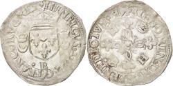World Coins - Coin, France, Douzain aux croissants, 1549, Rouen, , Billon
