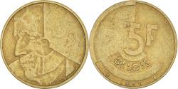 World Coins - Coin, Belgium, 5 Francs, 5 Frank, 1986, , Brass Or Aluminum-Bronze