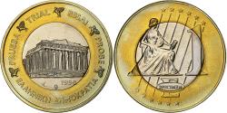 World Coins - Greece, Euro, PRUEBA-TRIAL ESSAI., 1998, Bi-Metallic,
