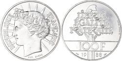 World Coins - Coin, France, 100 Francs, 1988, Paris, , Silver, KM:966a, Gadoury:903