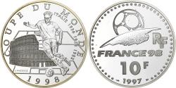 World Coins - France, 10 Francs, France 98, Italie, 1997, Proof, Silver, , KM:1165