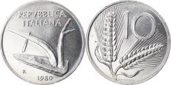 World Coins - Coin, Italy, 10 Lire, 1980, Rome, , Aluminum, KM:93