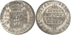 World Coins - Brazil, João VI, 960 Reis, 1816, Rio de Janeiro, Overstruck, Silver,