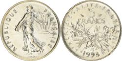 World Coins - Coin, France, Semeuse, 5 Francs, 1995, Paris, , Nickel Clad Copper-Nickel