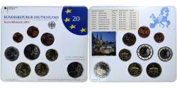 World Coins - GERMANY - FEDERAL REPUBLIC, Set 1 ct. - 2 Euro + 2€, Kölner Dom, Coin card