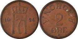 World Coins - Coin, Norway, 2 Öre, 1954