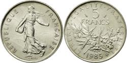 World Coins - Coin, France, Semeuse, 5 Francs, 1985, Paris, , Nickel Clad Copper-Nickel