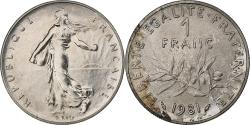World Coins - France, Franc, Semeuse, 1981, Pessac, Nickel, , Gadoury:474
