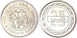 World Coins - Coin, Bahrain, 25 Fils, 2002